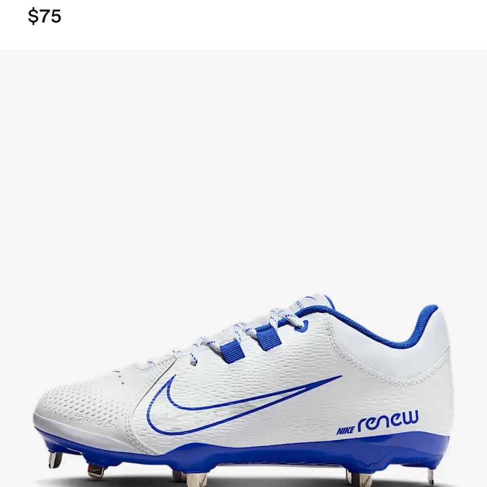 Nike Hyperdiamond 4 Pro in Navy and Black - Picture 5 of 5